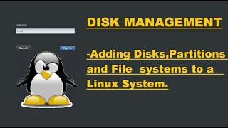 Disk Partitioning in Linux  Adding Disks Partitions amp File systems  RHEL7CentOS7 [upl. by Adnovad]