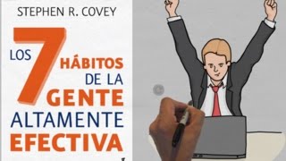 Los 7 Habitos de la Gente Altamente Efectiva por Stephen Covey  Resumen Animado [upl. by Pip]