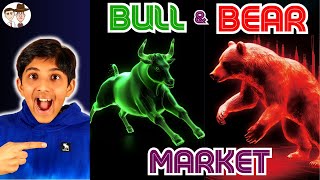 What are a Bull amp Bear Market A Simple Explanation for Kids and Beginners [upl. by Aisatnaf]