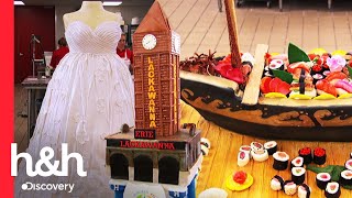 4 pasteles gigantes de Carlos Bakery  Cake Boss  Discovery HampH [upl. by Anairuy]