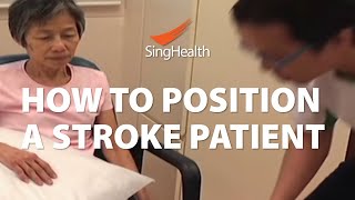 How To Position A Stroke Patient [upl. by Ludwigg]