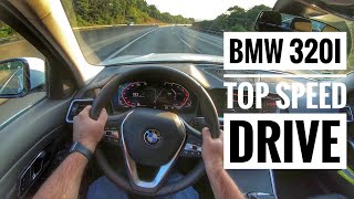 BMW 320i 2019  POV Drive on German Autobahn  Top Speed Drive [upl. by Regazzi]