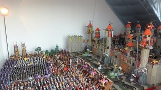 Playmobil Knights in Attack Part 1 Overview  Diorama  Playmobil Ritter im Angriff [upl. by Nelg]