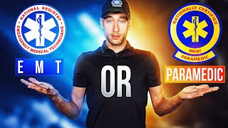 Should You Become an EMT or Paramedic  EMT School VS Paramedic School [upl. by Ethelbert]