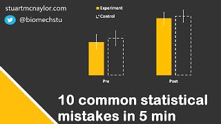 Ten Statistical Mistakes in 5 Min [upl. by Kyriako]