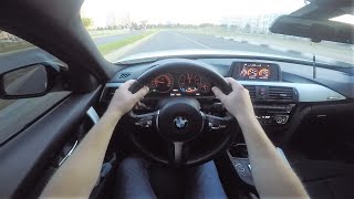 2016 BMW 320i F30  POV Test Drive Acceleration 0100 kmh [upl. by Dareece723]