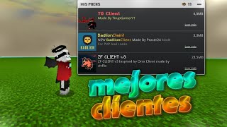 💥3 Mejores CLIENTES para MINECRAFT BEDROCK 120 💥 [upl. by Aliel]