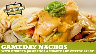 Nachos with Homemade Cheese Recipe  Wholly Guacamole [upl. by Nnaj]