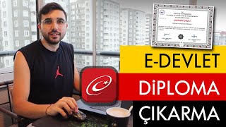 EDevlet Diploma Çıkarma  Mezuniyet Belgesi Nasıl Alınır [upl. by Bain211]