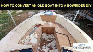 Boat conversion into Bowrider [upl. by Alag930]