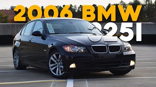 2006 BMW 325i Review  Manual E90 [upl. by Ettezil]