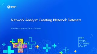 Network Analyst Creating Network Datasets [upl. by Giah617]