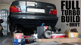 Bmw e36 325i FULL TURBO BUILD [upl. by Salvadore]