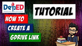 Gdrive tutorial How to create Google Drive Link [upl. by Inattirb]