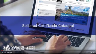 Catastro  Solicitud Certificado Catastral [upl. by Einnek]