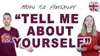 How to Answer Tell Me About Yourself  Spoken English Lesson [upl. by Lrad474]