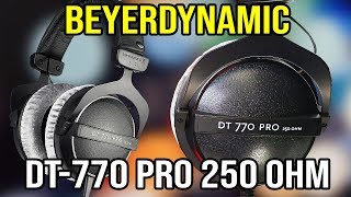 Beyerdynamic DT770 Pro 250 ohm Ω UNBOXING amp SETUP [upl. by Cherish538]