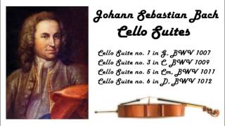 Johann Sebastian Bach  Cello suites in 432 Hz great for reading or studying [upl. by Ellon285]