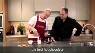 How to make a hot chocolate using an aerolatte milk frother [upl. by Gerianna]