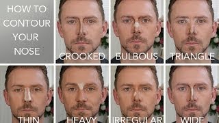 HOW TO CONTOUR THE 7 NOSE SHAPES [upl. by Esenahs]