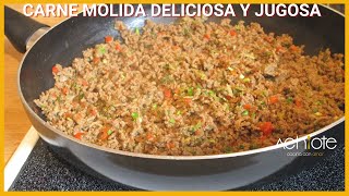 CARNE MOLIDA FÁCIL JUGOSA Y DELICIOSA  Prepara una deliciosa Carne Molida para acompañar todo [upl. by Anas463]