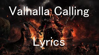 Valhalla Calling Lyrics [upl. by Nyltac]