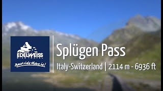 Splügen Pass  The most beautiful roads of the Alps [upl. by Airlie]